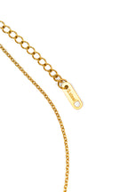 Stainless steel pendentif chaine en or